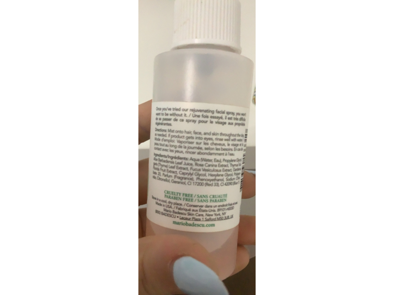 Mario Badescu Facial Spray, Herbs & Rose Water, 2 fl oz/59 mL