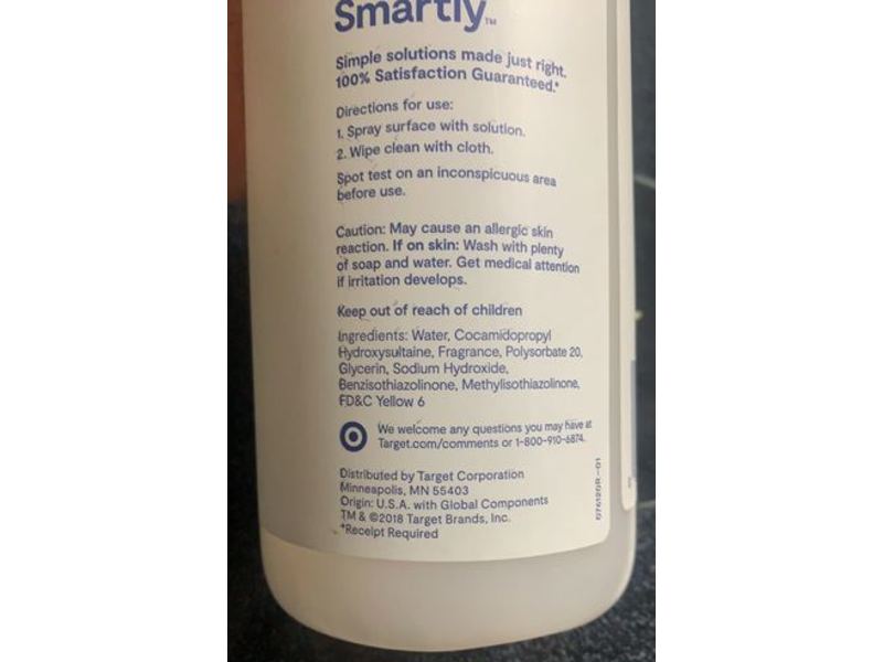 Smartly All-Purpose Cleaner, Citrus, 32 fl oz/946 mL