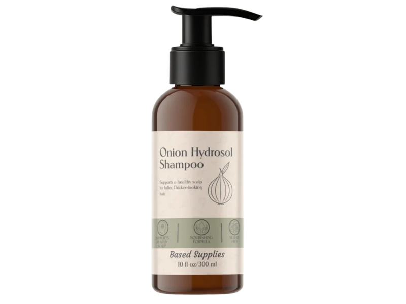 Based Supplies Onion Hydrosol Shampoo, 10 fl oz/300 mL