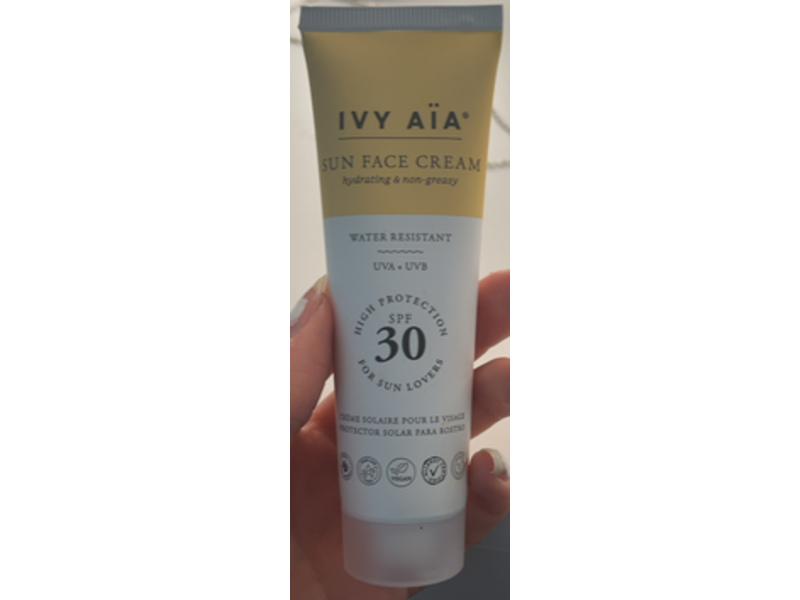 Ivy Aia Sun Face Cream, SPF 30, 50 mL