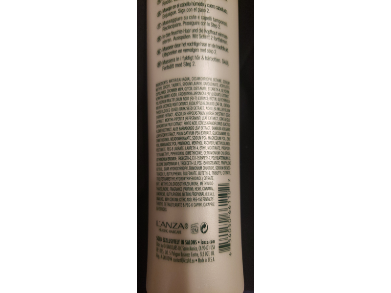 L'anza Healing Nourish Stimulating Shampoo, 10.1 fl oz/300 mL