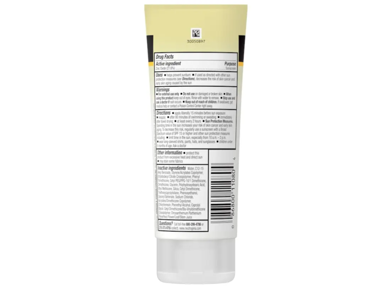 Neutrogena Sheer Zinc Dry Touch Sunscreen, SPF 50, 3.0 fl oz/88 mL