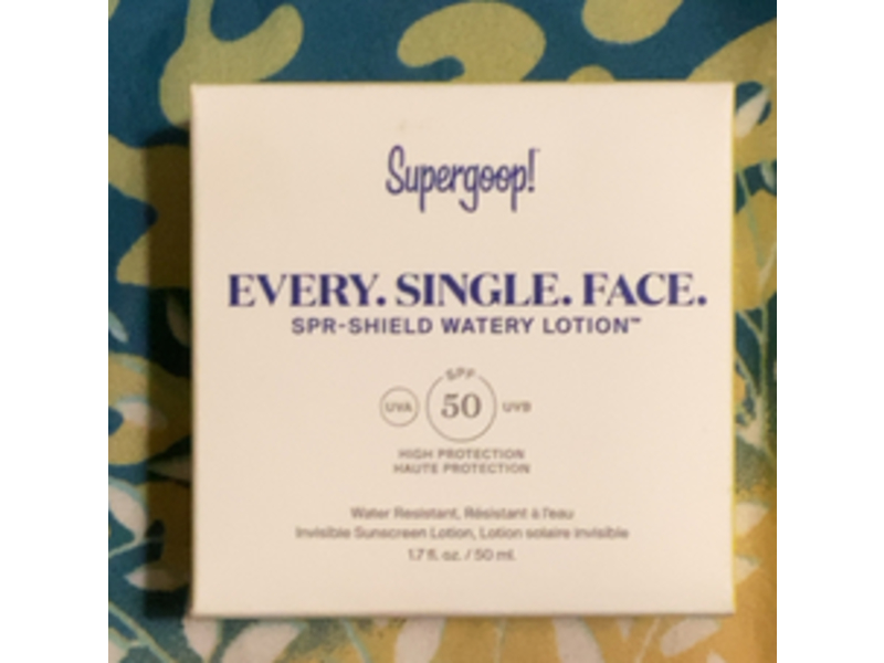 Supergoop Every Single Face Watery Lotion, SPF 50, PA++++, 1.7 fl oz/50 mL