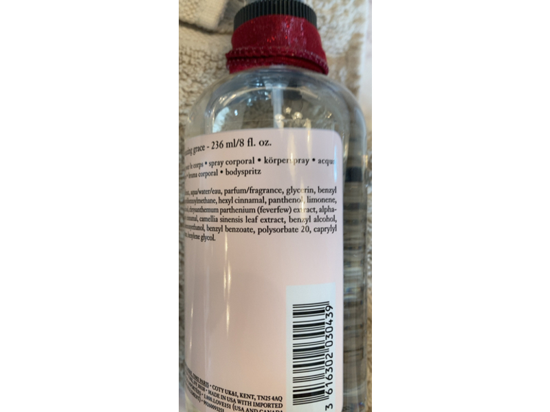 philosophy amazing grace body spritz, 8 oz/236 mL