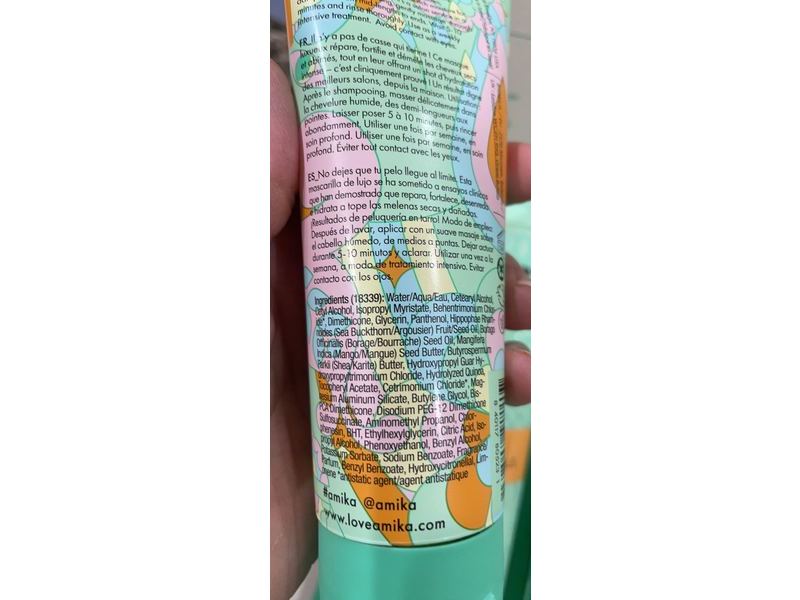 Amika The Kure Intense Bond Repair Mask, 3.3 fl oz/100 mL