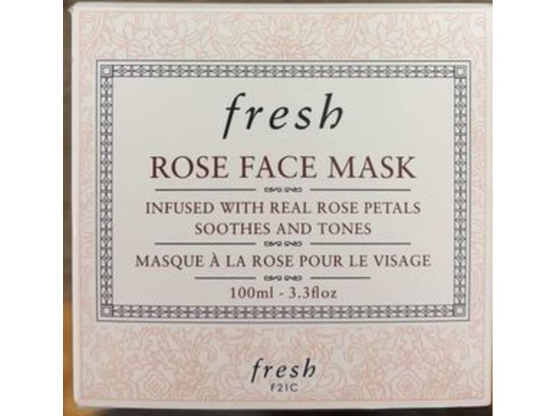 Fresh Rose Face Mask, 3.3 fl oz/100 mL