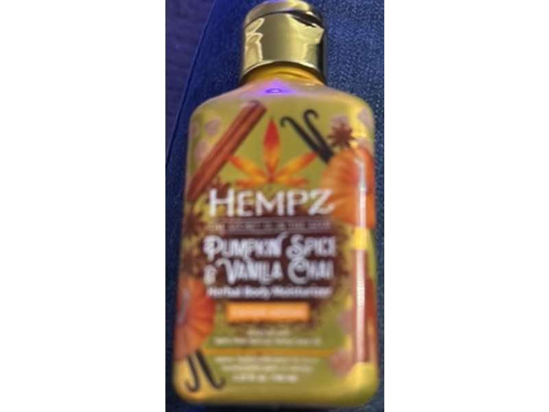 Hempz Body Lotion, Pumpkin Spice & Vanilla Chai, 2.25 fl oz/66 mL