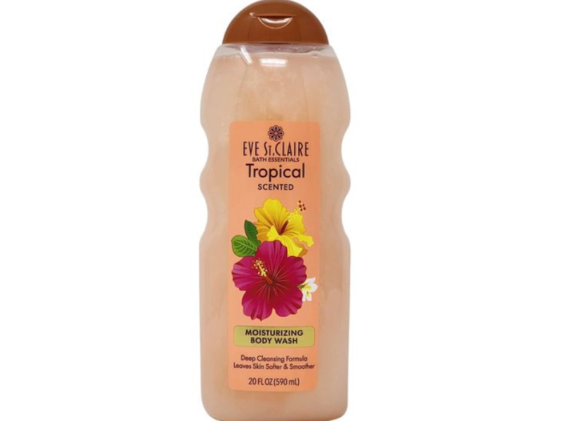 Eve St. Claire Moisturizing Body Wash, Tropical Scented, 20 fl oz/590 mL