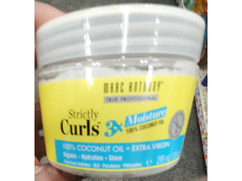 Marc Anthony Strictly Curls 3X Moisture, 100% Coconut Oil + Extra Virgin, 10 fl oz/295 mL