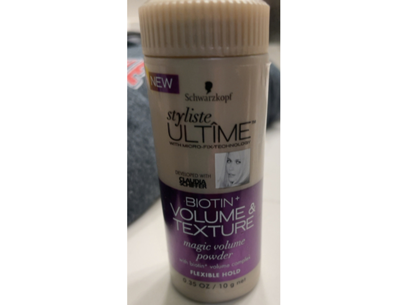 Schwarzkopf Styliste Ultime Biotin Volume Magic Powder, Flexible Hold, 0.35 oz/10 g