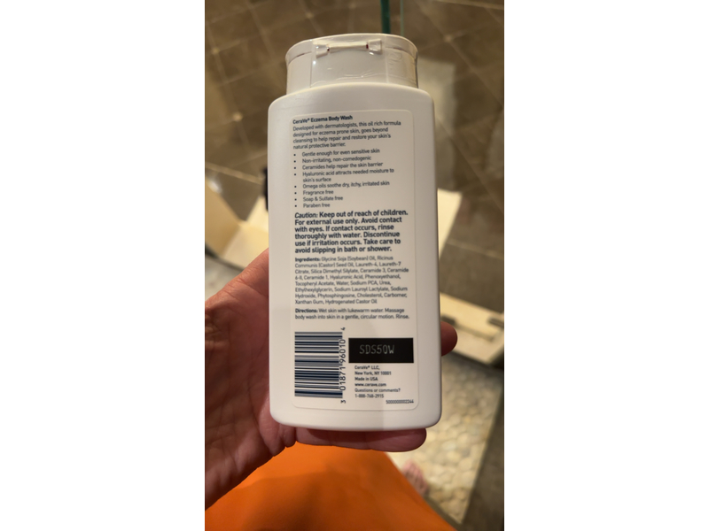 CeraVe Eczema Soothing Body Wash, 10 fl oz