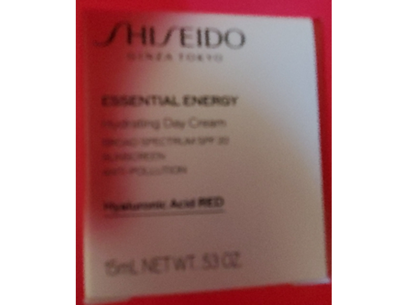 Shiseido Essential Energy Hydrating Day Cream, SPF 20, 0.53 oz/15 mL