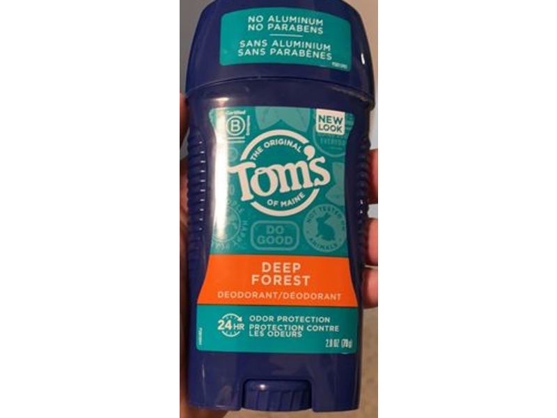 Tom's Of Maine 24Hr Deodorant, Deep Forest, 2.8 oz/79 g, Pack Of 3