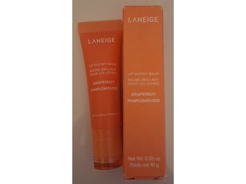 Laneige Lip Glowy Balm, Grapefruit Pamplemousse, 0.35 fl oz/10 g