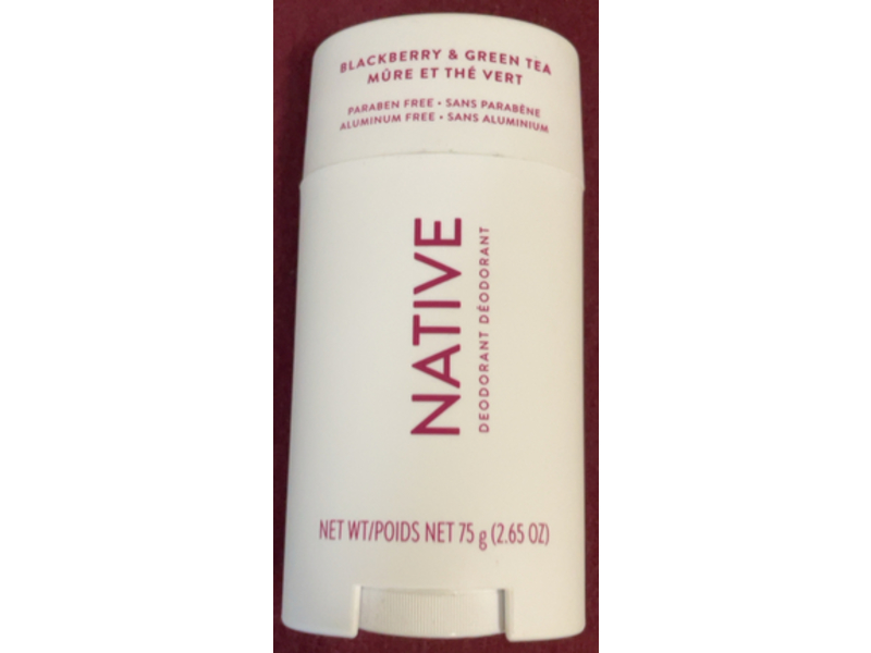 Native Deodorant, Blackberry & Green Tea, 2.65 oz/75 g