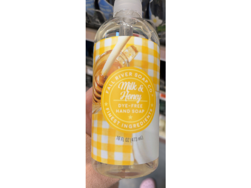 Fall River Soap Co Hand Soap, Milk & Honey, 16 fl oz/473 mL