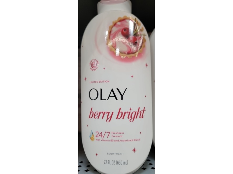 Olay Body Wash, Berry Bright, 22 fl oz/650 mL