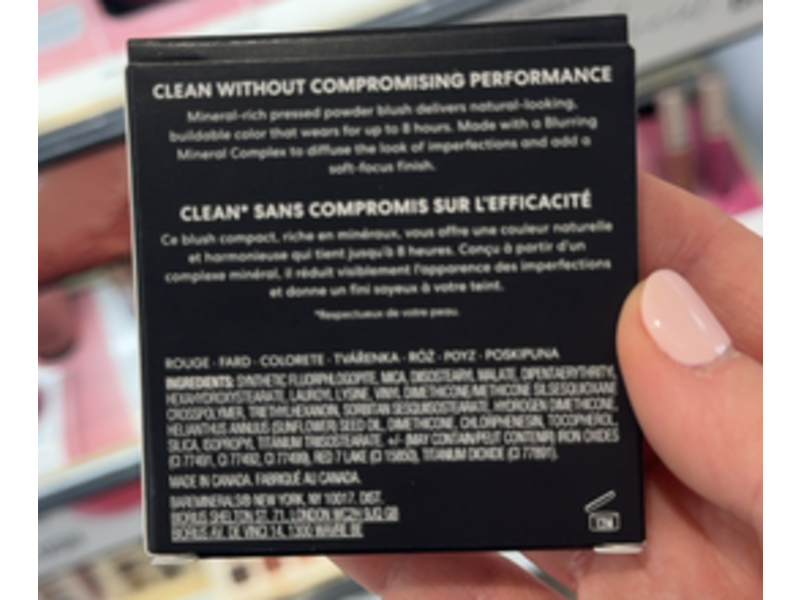 BareMinerals Gen Nude Powder Blush, Pretty in Pink, 0.21 oz/6 g