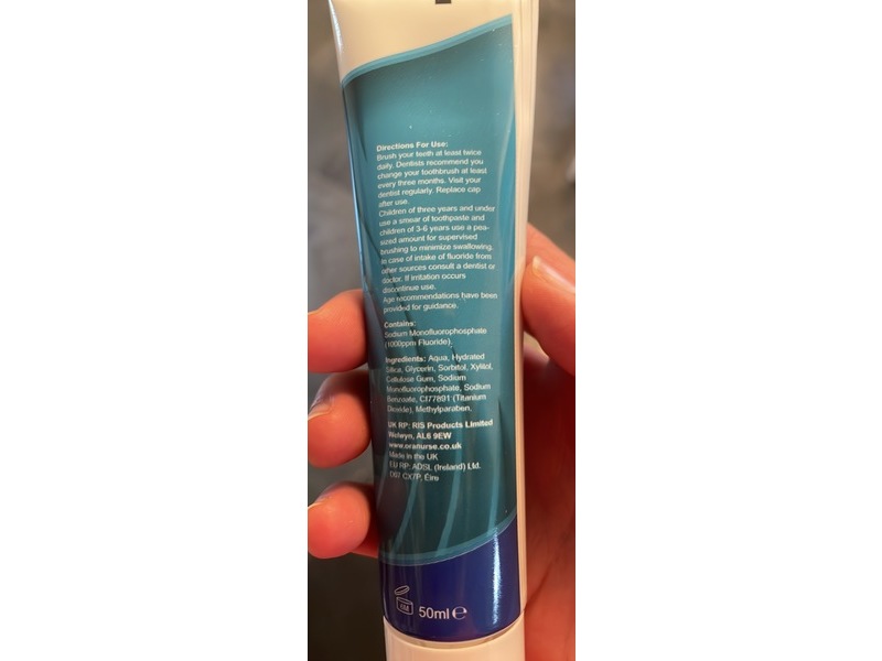 OraNurse Toothpaste, Unflavoured, 50mL