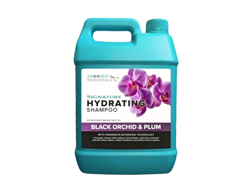 Groomer Essentials Signature Hydrating Shampoo, Black Orchid & Plum, 128 fl oz