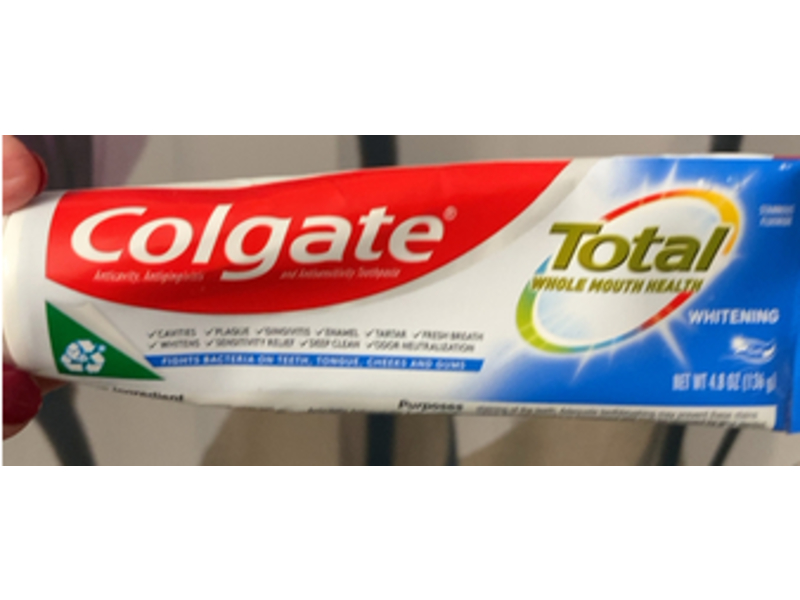 Colgate Total Whitening Toothpaste, 4.8 oz/136 g