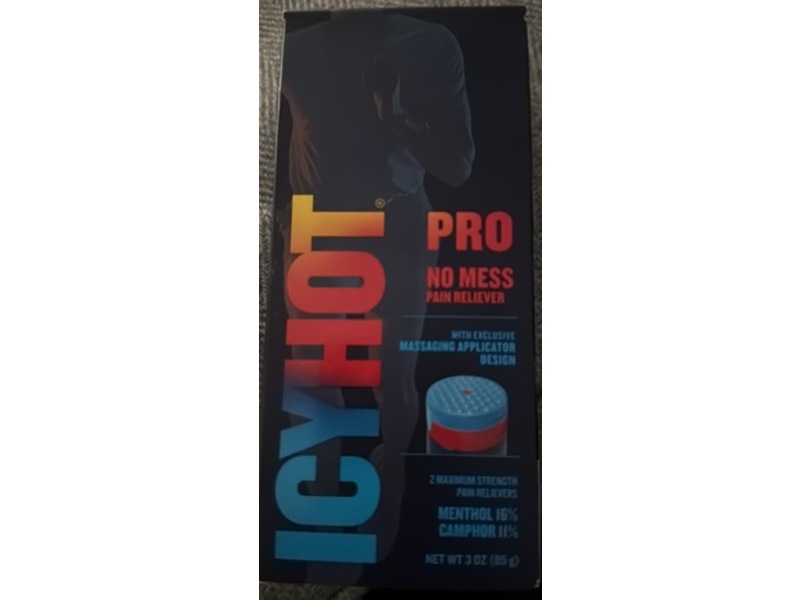 Icy Hot Pro No Mess Pain Reliever, 3 oz/85 g, Pack Of 2