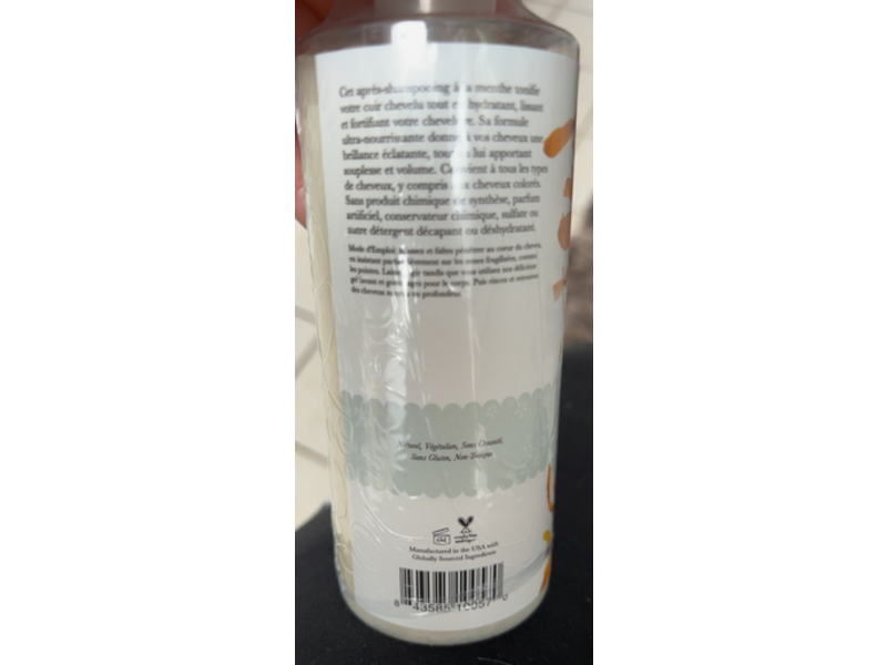 100% Pure Volumizing Conditioner, Kelp & Mint, 13 fl oz/390 mL