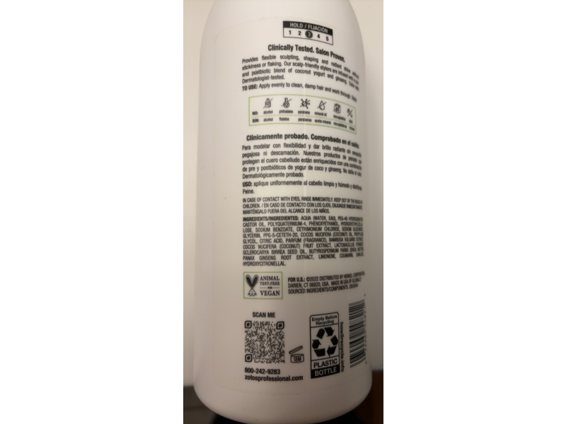 Zotos Professional Biotera Styling Peinado Defining Gel, 32 fl oz/946 mL