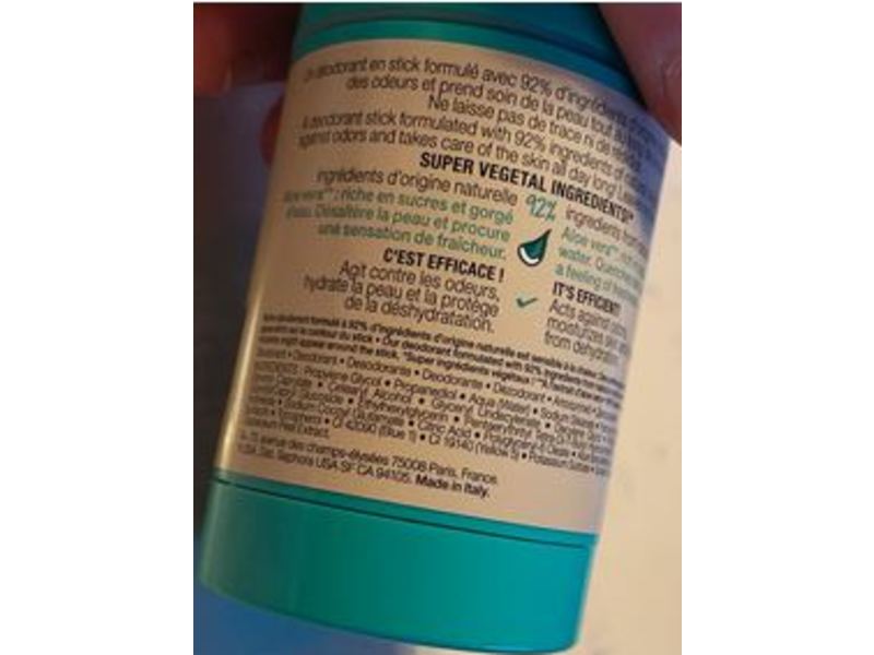 Sephora Solid Deodorant, Aloe Vera, 1.76 oz/50 g