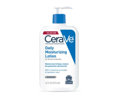 CeraVe Daily Moisturizing Lotion, Normal To Dry Skin, 16 fl oz/473 mL