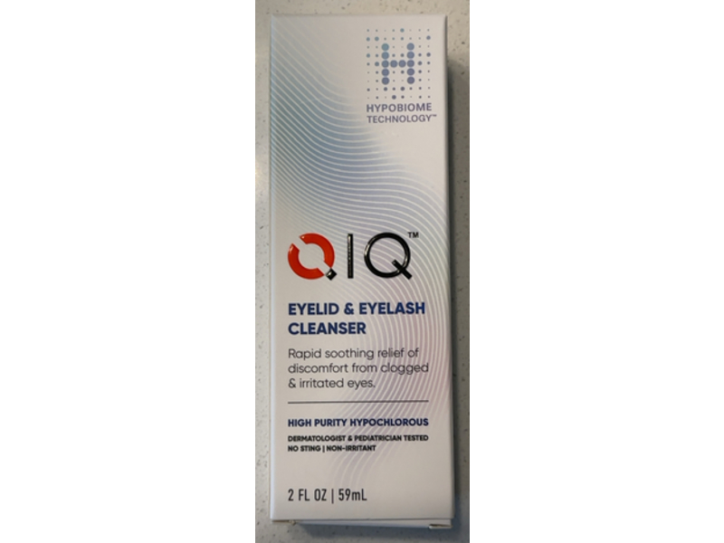 QIQ Eyelid & Eyelash Cleanser, 2 fl oz/59 mL