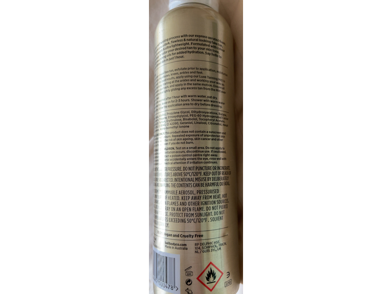 Bali Body 1 Hour Express Self Tan, Dark, 7.61 fl oz/225 mL