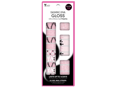 Dashing Diva Gel Nail Strips, GS526 Glossy Web, 32 Count
