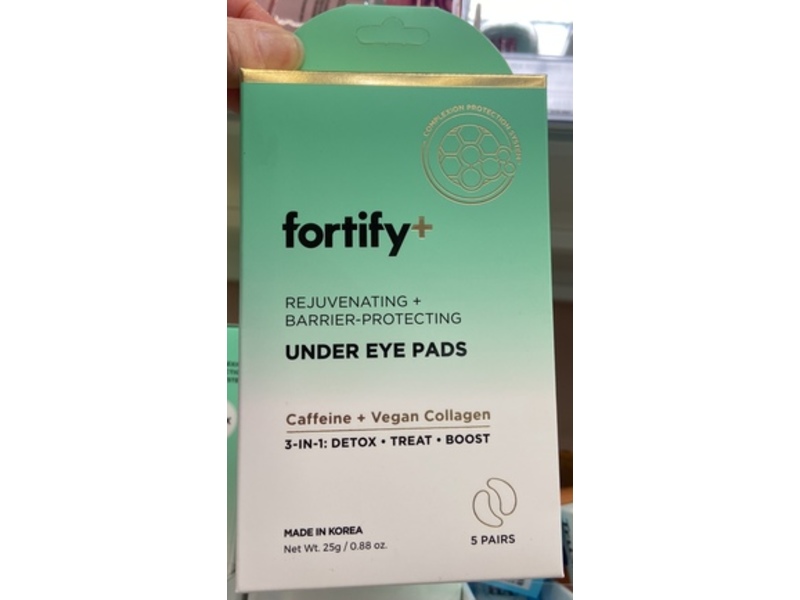 Fortify Rejuvenating + Barrier Protecting Under Eye Pads, 0.88 oz/25 g, 5 Pairs