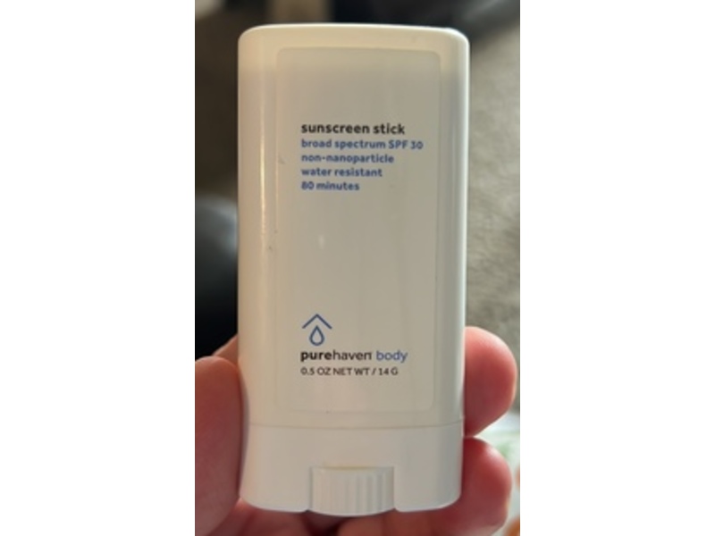 Pure Haven Body Sunscreen Stick, SPF 30, 0.5 oz/14 g