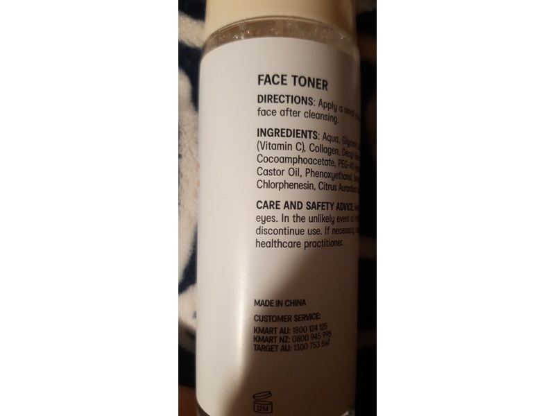 Anko Brighten & Firm Vitamin C & Collagen Face Toner with Orange Oil, 150 mL