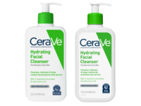 CeraVe Hydrating Facial Cleanser, 12 fl oz/355 mL, Pack Of 2 - thumbnail 1