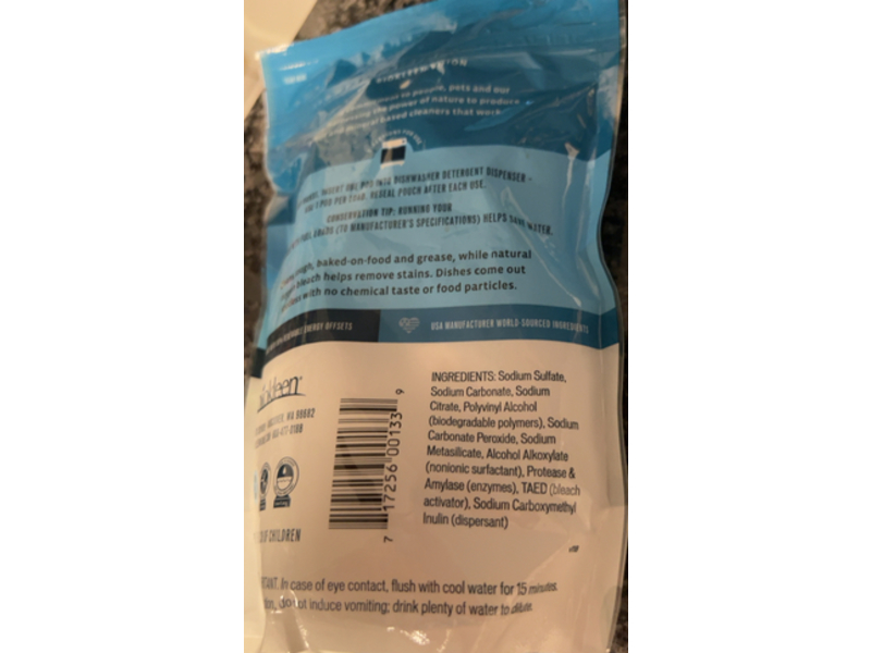 Biokleen Automatic Dish Pods, 20 Loads, 12.7 oz/360 g