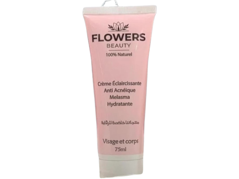 Flowers Beauty Anti-Acne Moisturizing Cream, 75 mL