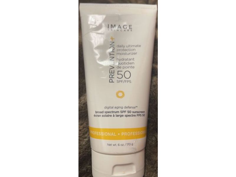 Image Skincare Prevention+ Daily Ultimate Protection Moisturizer, SPF 50, 6 oz/170 g