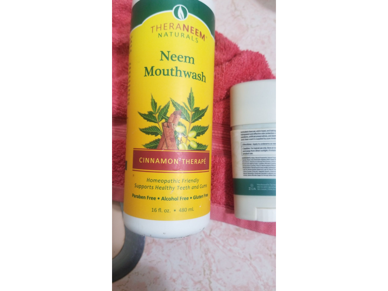 TheraNeem Neem Mouthwash, Cinnamon Therapy 16oz