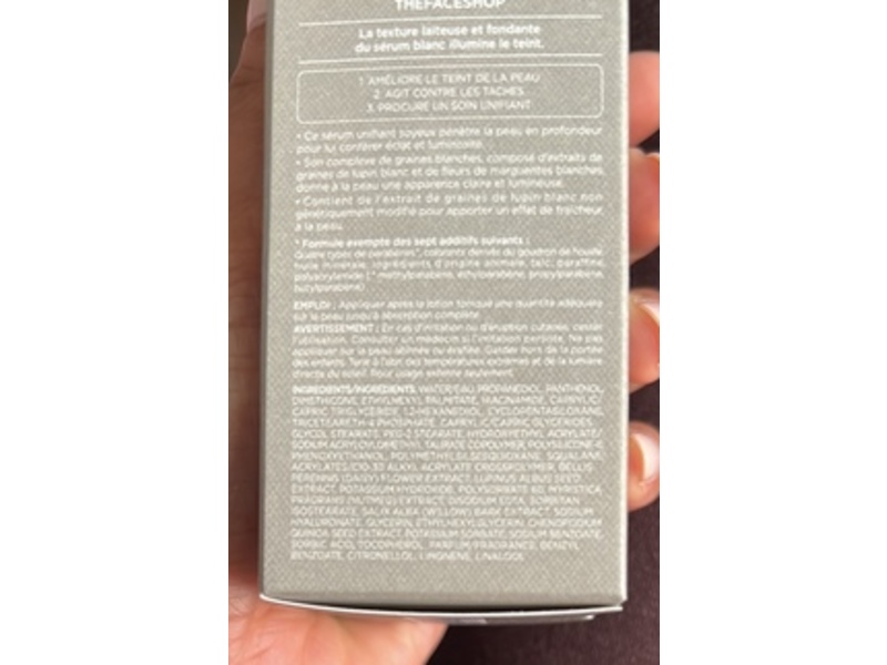 The Face Shop Whiteseed Brightening Serum, 1.69 fl oz/50 mL