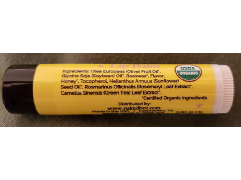 The Naked Bee Lip Balm, Rose, Vanilla & Honey, 0.15 oz