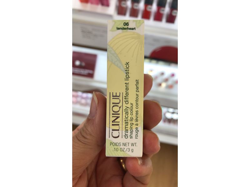Clinique Dramatically Different Lipstick, 06 Tenderheart, 0.10 oz/3 g