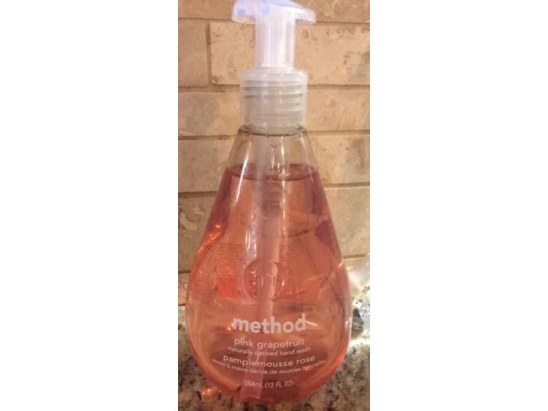 Method Naturally Derived Hand Wash, Pink Grapefruit, 12 oz/354 mL
