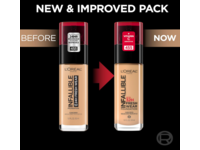 L'Oreal Paris Infallible Foundation, SPF 25, 390 Snow, 1 fl oz/30 mL - thumbnail 2