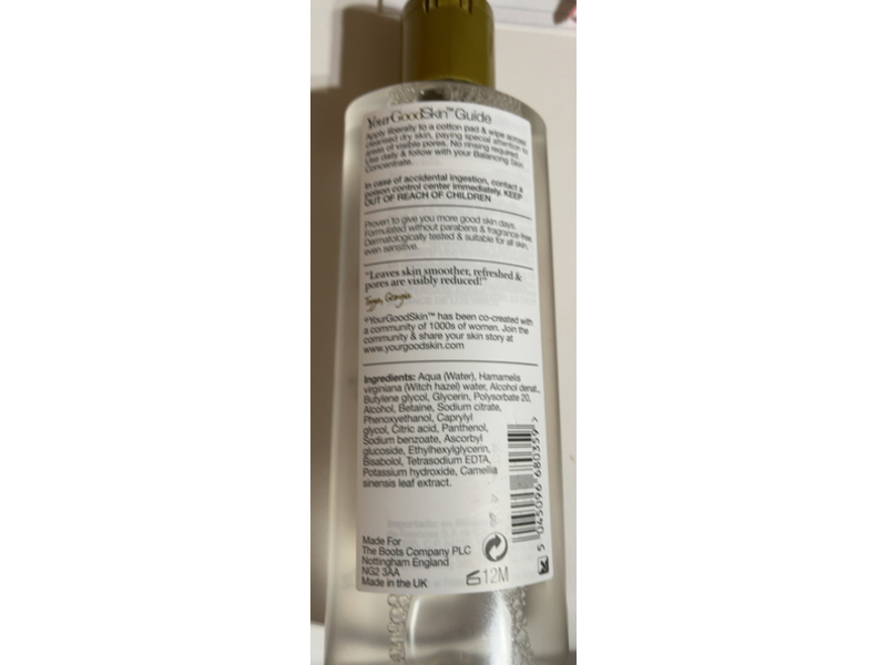Your Good Skin Pore Minimizing Tonic, 6.7 fl oz/200 mL