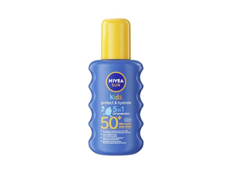 Nivea Sun Kids Protect & Hydrate 5 In 1 UV Protection, SPF 50+, 6.76 fl oz/200 mL
