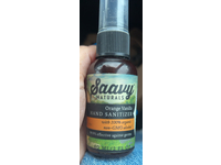 Saavy Naturals Hand Sanitizer, Orange Vanilla, 2 fl oz/60 mL, Pack Of 12 - Image 3