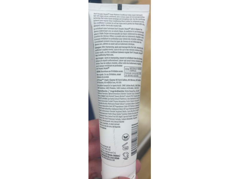 Briogeo Don't Despair Repair Moisturizing Conditioner, 2 fl oz/59 mL